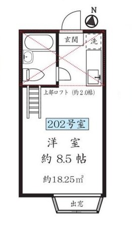 サンリバー宮戸の物件間取画像